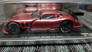 TVR Cerbera 1/18 スケール ミニカー 赤 Spark 1:43 TVR Cerbera Speed 12 2005metallic red S0233 model